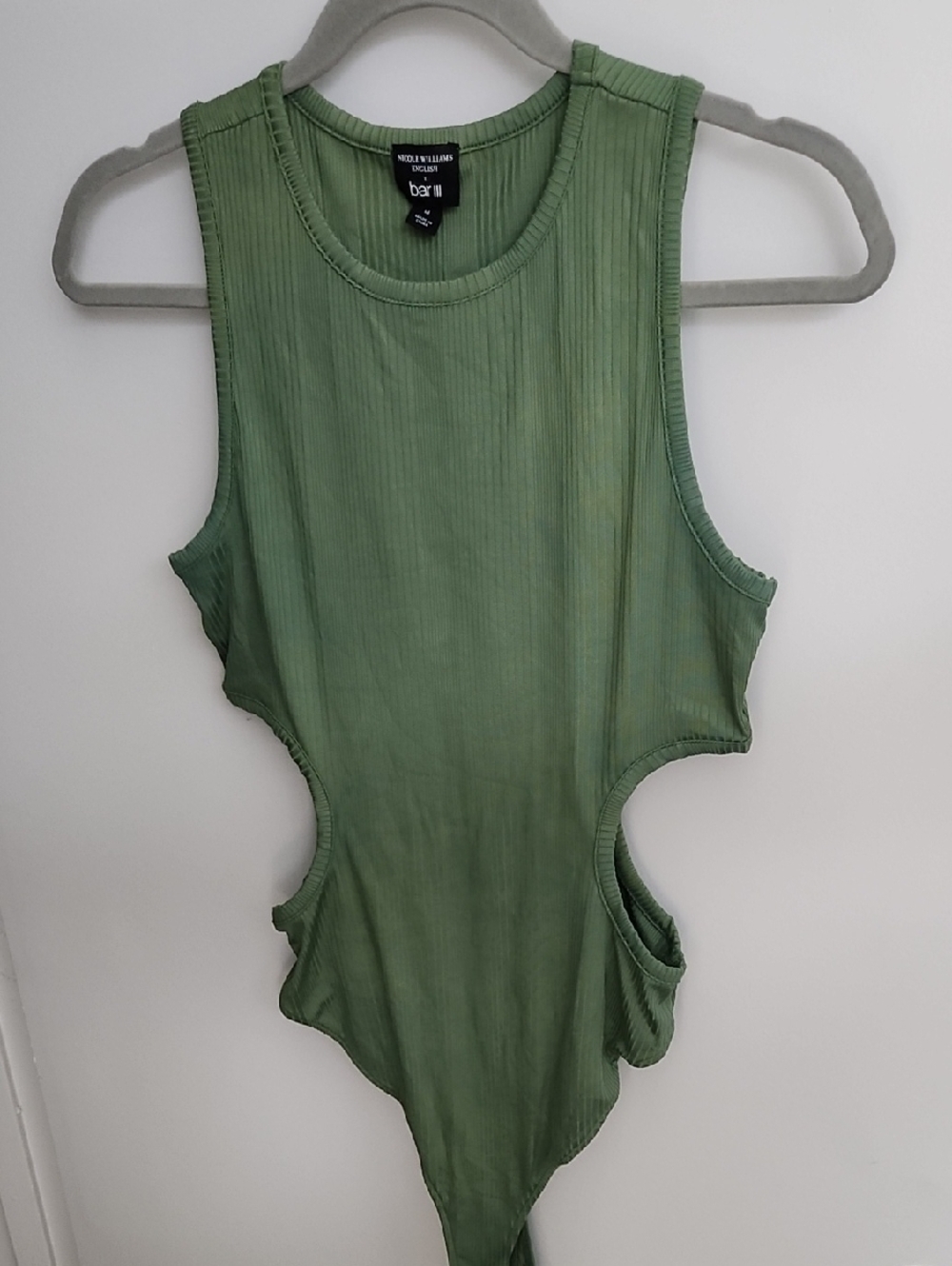Bar III -- Jade green bodysuit